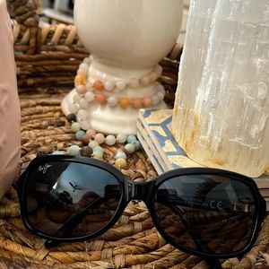 Maui Jim Black Frame Sunglasses